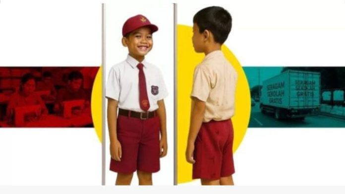 FOTO: Ilustrasi seragam sekolah gratis (istimewa)