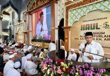 Pj Ketum PBNU KH. Zulfa Mustofa Hadiri Isra Mikraj dan Haul ke-52 KH Sa’id bin Armia di Tegal, Tegaskan Peran Strategis Warga NU FOTO: Pj. Ketua Umum Pengurus Besar Nahdlatul Ulama (PBNU), KH. Zulfa Mustofa, menghadiri Peringatan Isra Mikraj Nabi Muhammad SAW yang dirangkaikan dengan Haul ke-52 KH Sa’id bin Armia di Pondok Pesantren Attauhidiyyah Giren, Kecamatan Talang, Kabupaten Tegal, Sabtu (10/1/2026).