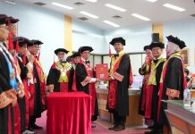 Pidato Penerimaan Empat Guru Besar Unhas: Dari Energi Berkelanjutan hingga Nutrisi Presisi FOTO: Empat guru besar Unhas menyampaikan Pidato Penerimaan di hadapan Rapat Paripurna Senat Akademik terbatas, Selasa (20/01).