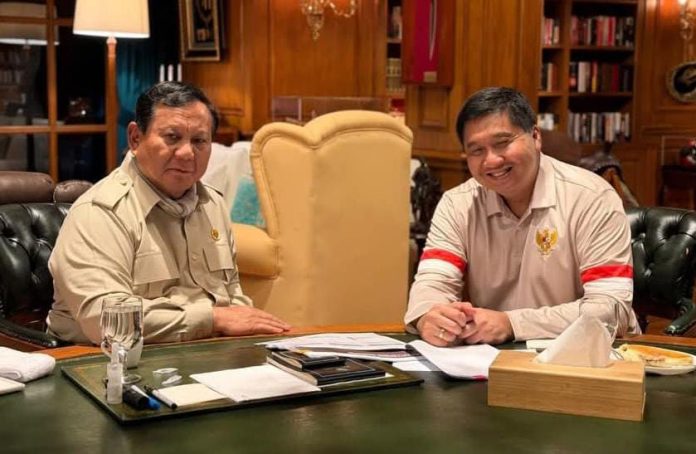 IMG-20260130-WA0344 FOTO: Presiden Prabowo Subianto memanggil Menteri Perumahan dan Kawasan Permukiman (PKP) Maruarar Sirait, ke kediaman pribadinya di Hambalang, Kabupaten Bogor, Kamis (29/01/2026) sore. (Sumber: BPMI Setpres)
