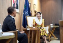 Pertemuan Wamendag RI dengan US-ABC FOTO: Wakil Menteri Perdagangan RI, Dyah Roro Esti menerima kunjungan Executive Vice President & Chief Policy Officer US-ASEAN Business Council (US-ABC), Mr. Marc P. Mealy di Kantor Kementerian Perdagangan, Jakarta, Kamis (5/2/2026). (Dok. Kemendag)