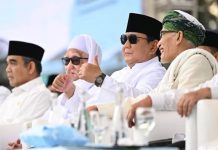Presiden Prabowo Hadiri Mujahadah Kubro Satu Abad NU, Tegaskan Sinergi Ulama dan Negara FOTO: Presiden Prabowo Subianto menghadiri Mujahadah Kubro Satu Abad Nahdlatul Ulama (NU) yang merupakan refleksi historis atas peran NU dalam perjalanan bangsa, di Stadion Gajayana, Malang, Jawa Timur, Minggu (08/02/2026). (Sumber: BPMI Setpres)