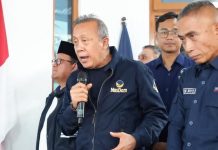 Hari Ketiga Safari Ramadan DPP Partai NasDem di Rumah Aspirasi Mas Yoyok FOTO: Wakil Ketua Umum Partai Nasdem yang juga Wakil Ketua DPR RI, Saan Mustopa di Rumah Aspirasi Mas Yoyok Riyo Sudibyo, Anggota DPR RI Fraksi Partai NasDem di Kabupaten Batang. (Dok. DPP NasDem)