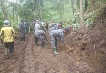 Paurter Pos Kamladu TNI AL Mayangan Kota Probolingo Laksanakan Satgas TMMD Ke-127 TA 2026