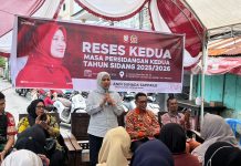 Reses Kedua, Andi Suhada Sampaikan Pentingnya Memiliki Aplikasi Lontara+ untuk Aduan Masyarakat ke Pemerintah FOTO: Anggota DPRD Kota Makassar, Andi Suhada Sappaile kembali menggelar reses kedua masa persidangan kedua tahun sidang 2025/2026 di Jalan Gunung Nona Baru, Kelurahan Marsela, Kecamatan Makassar, Kamis (12/2/2026).