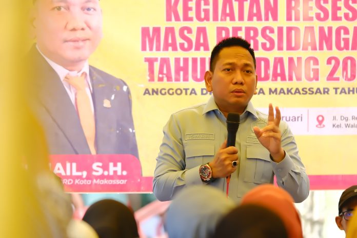 IMG-20260213-WA0160 FOTO: Anggota DPRD Kota Makassar, Ismail, S.H, menggelar Reses Kedua Masa Persidangan Kedua Tahun Sidang 2025/2026 di Jalan Datuk Ditiro I, RT 01/RW 03, Kelurahan La’latang, Kamis (12/2/2026).