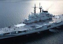 Kapal Induk Giuseppe Garibaldi Bakal Segera di Miliki TNI AL FOTO: Kapal induk ringan milik Angkatan Laut Italia, Giuseppe Garibaldi. (Properti via Facebook)