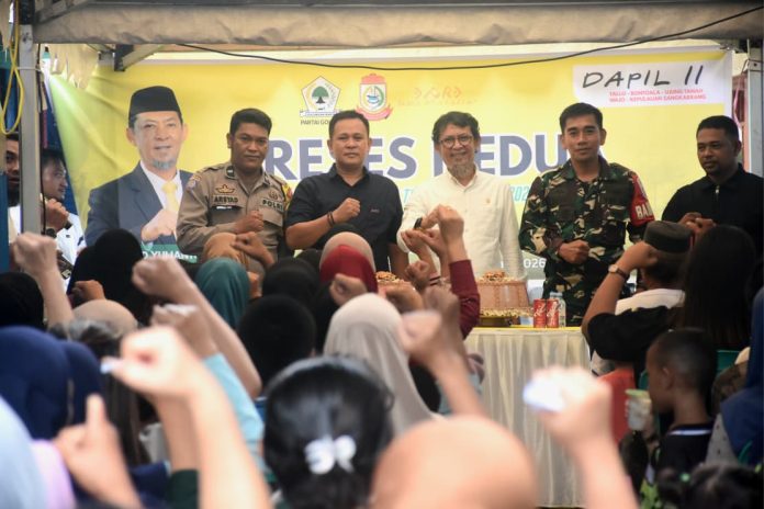 IMG-20260215-WA0258 FOTO: Anggota DPRD Kota Makassar, Muhammad Yulianto Badwi melanjutkan agenda reses kedua masa persidangan kedua tahun sidang 2025/2026 pada Minggu (15/2/2026).