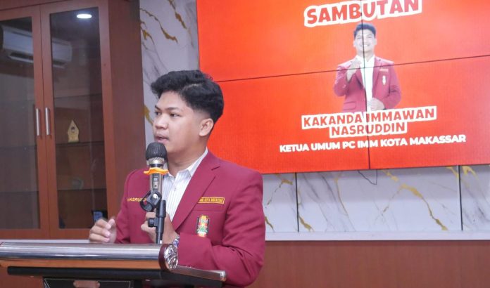 FOTO: Ketua Ikatan Mahasiswa Muhammadiyah Kota Makassar periode 2024–2025, Nasruddin.