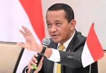 Indonesia- AS Lakukan Penandatanganan 11 Nota Kesepahaman, Bahlil: Senilai USD38,4 miliar FOTO: Menteri Energi dan Sumber Daya Mineral yang juga ketua harian dewan energi nasional (DEN), Bahlil Lahadalia. (Seskab)