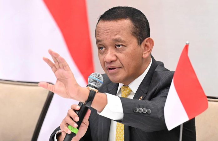 FOTO: Menteri Energi dan Sumber Daya Mineral yang juga ketua harian dewan energi nasional (DEN), Bahlil Lahadalia. (Seskab)