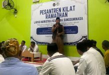 Menuju Pribadi Lebih Baik, WBP Lapas Narkotika Sungguminasa Ikuti Pesantren Kilat Ramadan FOTO: Dalam rangka memeriahkan bulan suci Ramadan 1447 H, Lapas Narkotika Sungguminasa menggelar kegiatan Pesantren Kilat yang berlangsung mulai Rabu, 25-27 Februari 2026.