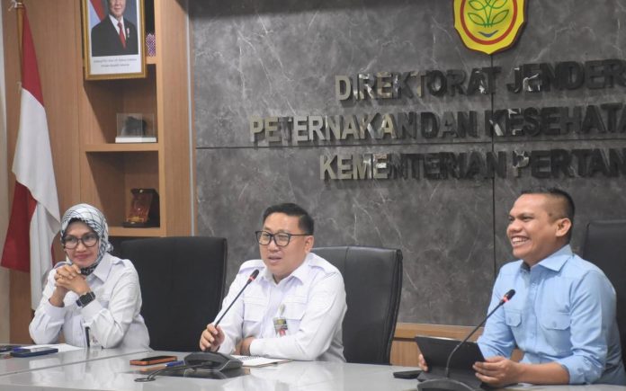 FOTO: Kementerian Pertanian menerima kunjungan pengurus dan anggota Himpunan Pengusaha Muda Indonesia (HIPMI) di Kantor Pusat Kementerian Pertanian pada Rabu (25/2/2026). (DOK. Kementan)
