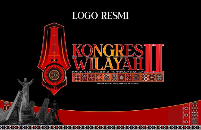 FOTO: Logo Kongres Wilayah Ke-II Komwil GAM Luwu Raya Resmi Diluncurkan