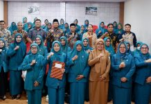 TP PKK Ujung Pandang, Siap Sukseskan Program Pemkot Makassar FOTO: Pengukuhan serta serah terima jabatan Ketua Tim Penggerak PKK Kecamatan Ujung Pandang berlangsung di Aula Kantor Camat Ujung Pandang, Kamis (05/03/2026). (Istimewa)