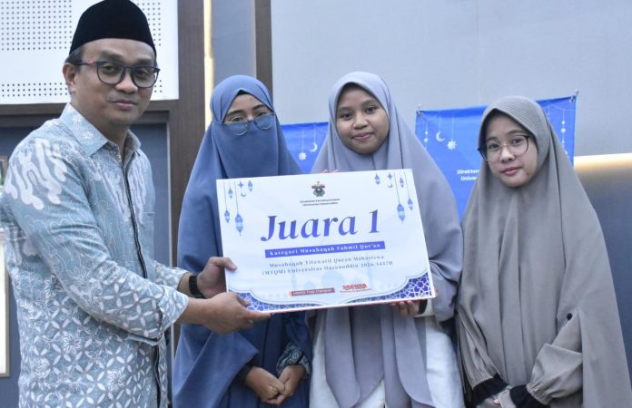 FOTO: Musabaqah Tilawatil Qur’an Mahasiswa (MTQM) Universitas Hasanuddin 2026 resmi ditutup pada Jumat sore (6/3) di Arsjad Rasjid Lecture Theatre.