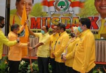 Musda Golkar Sulsel Bakal Digelar Usai Lebaran FOTO: Taufan Pawe saat terpilih sebagai Ketua Golkar Sulsel pada Musda X di Hotel Sultan, Jakarta, Jumat (7/8/2020). (Istimewa)