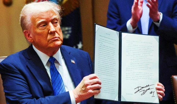 FOTO: Presiden AS Donald Trump. (Dok via media sosial)