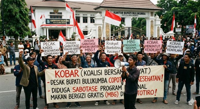FOTO: Ilustrasi foto aksi unjuk rasa KOBAR