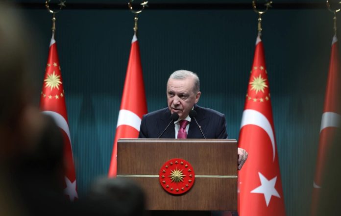 FOTO: Presiden Turkiye Recep Tayyip Erdogan. (Dok. Sumber China Xinhua News)