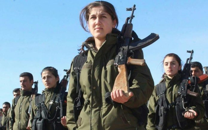 FOTO: Pasukan Kurdi bagian dari Unit Perlindungan Rakyat (YPG). (Wikimedia Commons)
