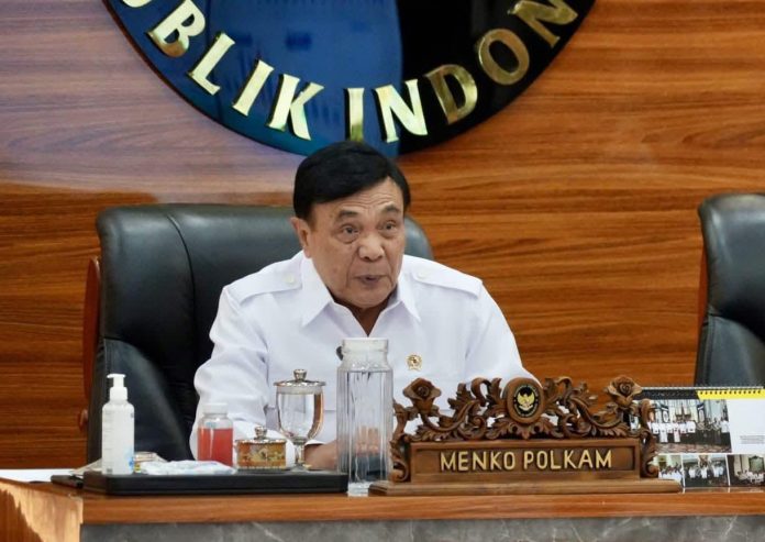 FOTO: Menteri Koordinator Bidang Politik dan Keamanan (Menko Polkam) Jenderal TNI (Purn.) Djamari Chaniago.(Sumber: Karo Humas Datin)