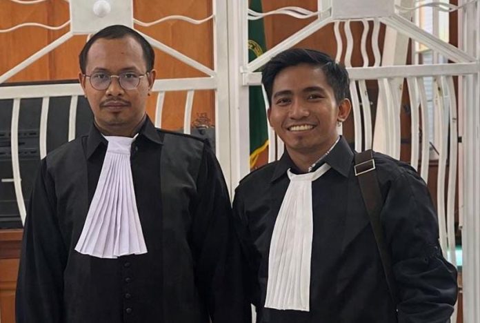 FOTO: Muhammad Saleh S.H dan Muh Rachdian Rakaziwi S.H.,M.H