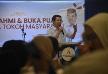 Pengurus dan Kader Partai Gerindra Kota Makassar Gelar Buka Puasa Bersama FOTO: Ketua Gerindra Makassar, Eric Horas menggelar buka puasa bersama dengan seluruh pengurus dan kader di Hotel Grand Asia, Jalan Boulevard, Minggu (15/3/2026).