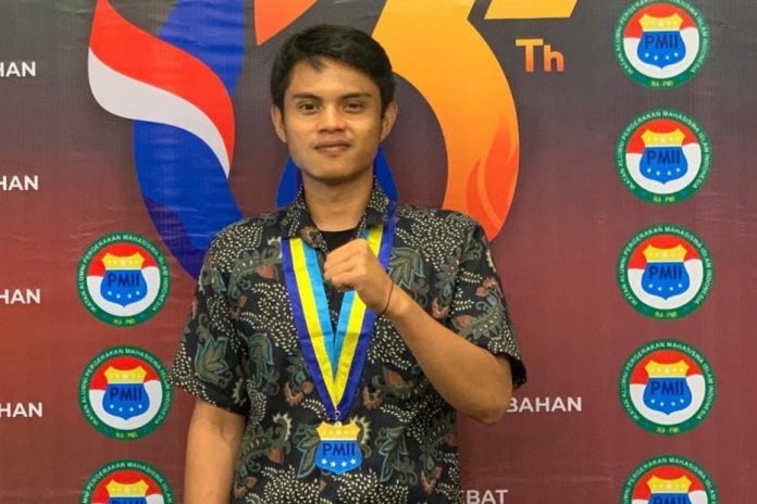 FOTO: Pengurus Cabang Pergerakan Mahasiswa Islam Indonesia (PC PMII) Kota Makassar, Yusril Arman.