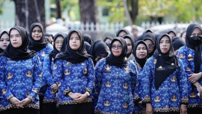FOTO: Pelantikan Pegawai Pemerintah dengan Perjanjian Kerja atau PPPK Pemprov Sulawesi Selatan. (Dok. Pemprov Sulsel)