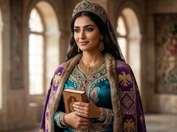 FOTO: Ilustrasi Syahrbanu Ratu Negeri Persia.