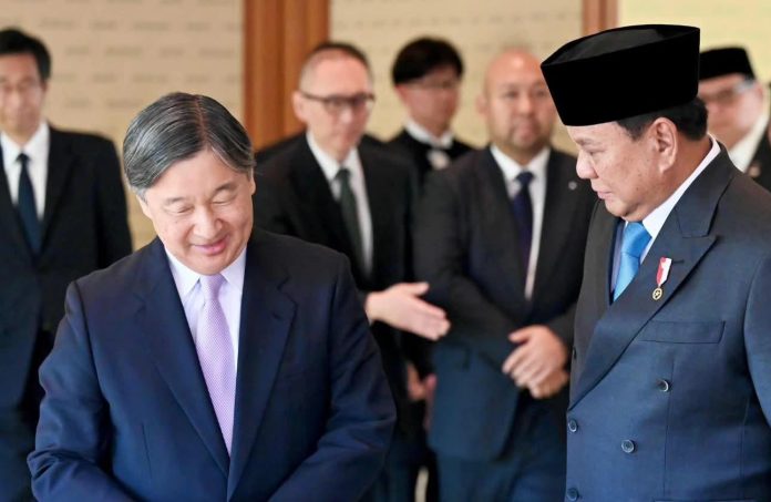 IMG-20260330-WA0514 FOTO: Presiden Prabowo bersama Kaisar Naruhito di Istana Kekaisaran Jepang, Tokyo, Senin, 30 Maret 2026. (Dok Seskab)