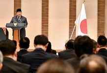 Di Tokyo, Presiden Prabowo Saksikan Kesepakatan Bisnis Raksasa Senilai Rp384,2 T FOTO: Presiden Republik Indonesia Prabowo Subianto, Forum Bisnis Indonesia-Jepang dengan nilai total sebesar 22,6 miliar dolar Amerika Serikat atau sekitar Rp384,2 triliun. (Seskab)