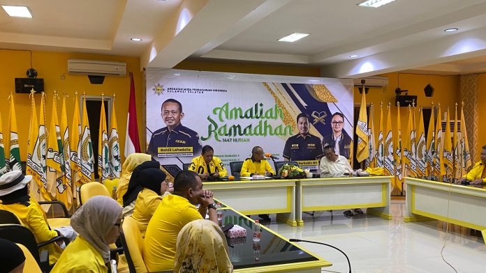 FOTO: Panitia Penyelenggara Musyawarah Daerah (Musda) Partai Golkar Sulawesi Selatan (Sulsel) Ke-XI telah resmi terbentuk. Hal ini disampaikan dalam rapat perdana yang berlangsung di Sekretariat DPD I Partai Golkar Sulsel, Jalan Ammana Gappa, Kota Makassar. Rabu (1/4/2026)