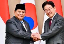 Seskab Teddy: Kunjungan Presiden Prabowo Subianto ke Jepang dan Korea Hasilkan Komitmen Bisnis Rp575 Triliun FOTO: Presiden Prabowo Subianto dan Presiden Republik Korea Lee Jae Myung di Istana Kepresidenan Republik Korea, Cheong Wa Dae (Blue House), Seoul, Republik Korea. (Dok. Setkab)