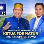 Anak Desa Terpilih Jadi Ketua Formatur PAN Luwu, Sekretaris Adri Irawan Mus Anak Desa Terpilih Jadi Ketua Formatur PAN Kabupaten Luwu