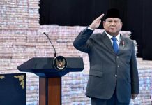Presiden Prabowo Saksikan Penyerahan Sitaan Uang Negara Sebesar Rp11,4 Triliun dari Kejagung FOTO: Presiden Prabowo Subianto menyaksikan secara langsung penyerahan hasil sitaan uang negara sebesar Rp11,4 triliun oleh Kejaksaan Agung kepada negara, yang berasal dari denda administratif sektor kehutanan, PNBP tindak pidana korupsi, serta setoran pajak, di Kejaksaan Agung, pada Jumat (10/4/2026). (Dok Seskab)