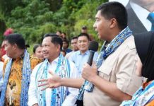Mendagri, Menteri PKP dan Kepala BPS Tinjau Progres Realisasi Program Perumahan Rakyat di Sulut FOTO: Menteri Dalam Negeri, Menteri Perumahan dan Kawasan Permukiman (PKP) serta Kepala Badan Pusat Statistik (BPS) lakukan kunjungan kerjanya di Kabupaten Minahasa, Provinsi Sulawesi Utara (Sulut) pada Kamis, 9 April 2026. (Dok. Kemendagri)