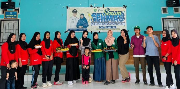 FOTO: Mahasiswa Kuliah Kerja Nyata (KKN) Universitas Islam Negeri Alauddin Makassar angkatan 78 posko 4 Desa Pattappa, Kabupaten Barru.