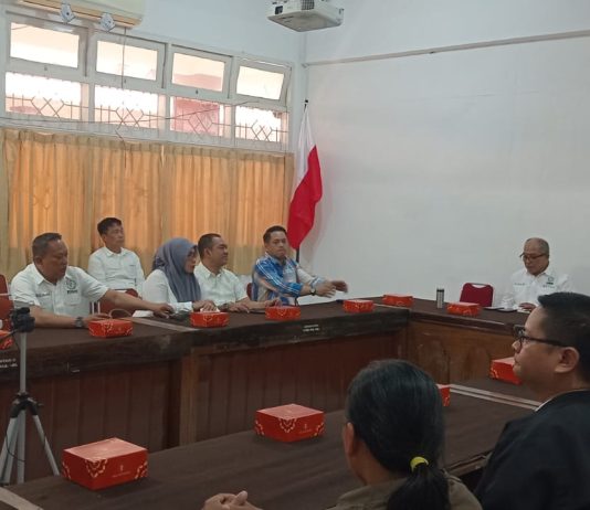 Sambangi Markas KONI Sulsel, IAS Siap jadikan PORDI Cabor Kembalinya Kejayaan Olahraga Sulsel FOTO: Perkumpulan Olahraga Domino Indonesia Provinsi Sulawesi Selatan (PORDI Sulsel) melakukan kunjungan silaturahmi sekretariat Komite Olahraga Nasional Indonesia (KONI) Sulsel, Sabtu, 11 April 2026.