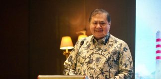 Menko Airlangga Hadiri Rakernas KEK Triwulan I di Jakarta FOTO: Menteri Bidang Perekonomian (Menko), Airlangga Hartarto menghadiri acara rapat kerja Nasional (Rakernas), Kawasan Ekonomi Khusus (KEK) Triwulan I di Jakarta. (Dok Kemenko Perekonomian)