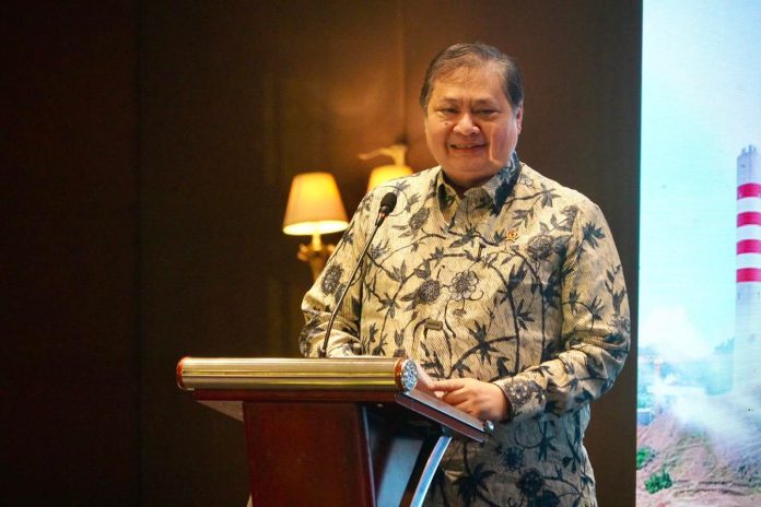 FOTO: Menteri Bidang Perekonomian (Menko), Airlangga Hartarto menghadiri acara rapat kerja Nasional (Rakernas), Kawasan Ekonomi Khusus (KEK) Triwulan I di Jakarta. (Dok Kemenko Perekonomian) 