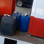 Ladang Emas Mafia Solar, DPP LKKN Desak Polda Sulsel dan Mabes Polri Tindak Tegas Tutup SPBU Besse Kajuara FOTO: Sejumlah jerigen diduga berisikan BBM Bersubsidi di SPBU Besse Kajuara, Kabupaten Bone, Sulawesi Selatan. (Istimewa)