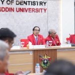 Unhas Tegas Jaga Integritas UTBK SNBT 2026, Perketat Pengawasan dan Antisipasi Kecurangan FOTO: Rektor Unhas, Prof. Dr. Ir. Jamaluddin Jompa, M.Sc, dalam Konferensi Pers Pelaksanaan UTBK SNBT 2026 yang berlangsung di Ruang Senat FKG, Universitas Hasanuddin, Kampus Tamalanrea, Selasa (21/4).
