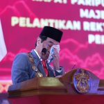 Menakhodai Kembali Unhas, Prof. JJ Siapkan Lompatan Global 2026–2030 FOTO: Prof. Dr. Ir. Jamaluddin Jompa, M.Sc. dilantik sebagai Rektor Unhas untuk periode kedua masa bakti 2026–2030, Senin (27/4).