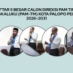 Seleksi PAM-TM Palopo di Tengah Isu Kedekatan Politik, Profesionalisme atau Balas Budi? FOTO: Daftar 5 Besar Calon Direksi PDAM Palopo 2026-2031 (Ist)*