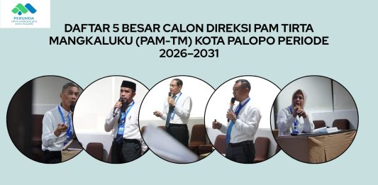 Seleksi PAM-TM Palopo di Tengah Isu Kedekatan Politik, Profesionalisme atau Balas Budi? FOTO: Daftar 5 Besar Calon Direksi PDAM Palopo 2026-2031 (Ist)*