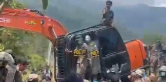 Bentrok Satpol PP dengan Petani di Lutim Dikritik, Bupati Dinilai Membiarkan Tindakan Represif FOTO: Bentrok antara Satuan Polisi Pamong Praja (Satpol PP) Kabupaten Luwu Timur (Lutim) dan petani Desa Harapan pada Rabu (29/4/2026)
