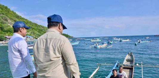 Presiden Tinjau Kampung Nelayan Merah Putih di Gorontalo FOTO: Presiden Prabowo Subianto melanjutkan kunjungan kerja ke Kota Gorontalo di Provinsi Gorontalo, pada Sabtu, 9 Mei 2026. (Sumber: BPMI Setpres)