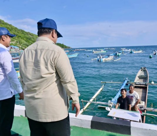 Presiden Tinjau Kampung Nelayan Merah Putih di Gorontalo FOTO: Presiden Prabowo Subianto melanjutkan kunjungan kerja ke Kota Gorontalo di Provinsi Gorontalo, pada Sabtu, 9 Mei 2026. (Sumber: BPMI Setpres)